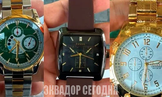 22-4b1 image 22-4b1 Более 4000 копий часов Rolex, Cartier, Fossil и других брендов ввезены в Эквадор контрабандой