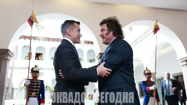 Хавьер Милей и Даниэль Нобоа встретились в Кито
