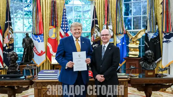 Дональд Трамп принял посла Эквадора в Вашингтоне