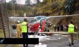 В Эквадоре произошла авария самолета с ценностями на борту
