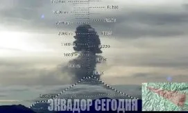 Вулкан Сангай в Эквадоре выбросил столп пепла высотой 2,5 км